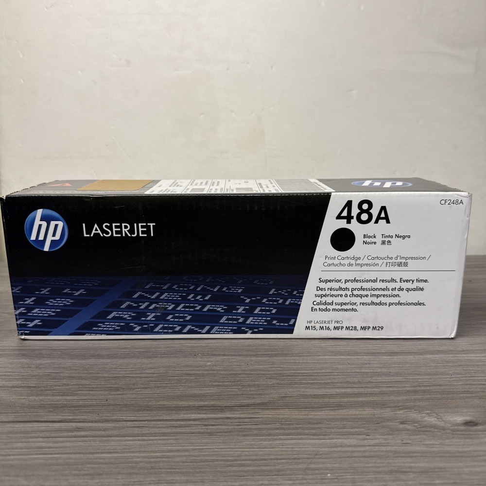 HP 48A Black Original LaserJet Toner Cartridge, CF248A New Sealed